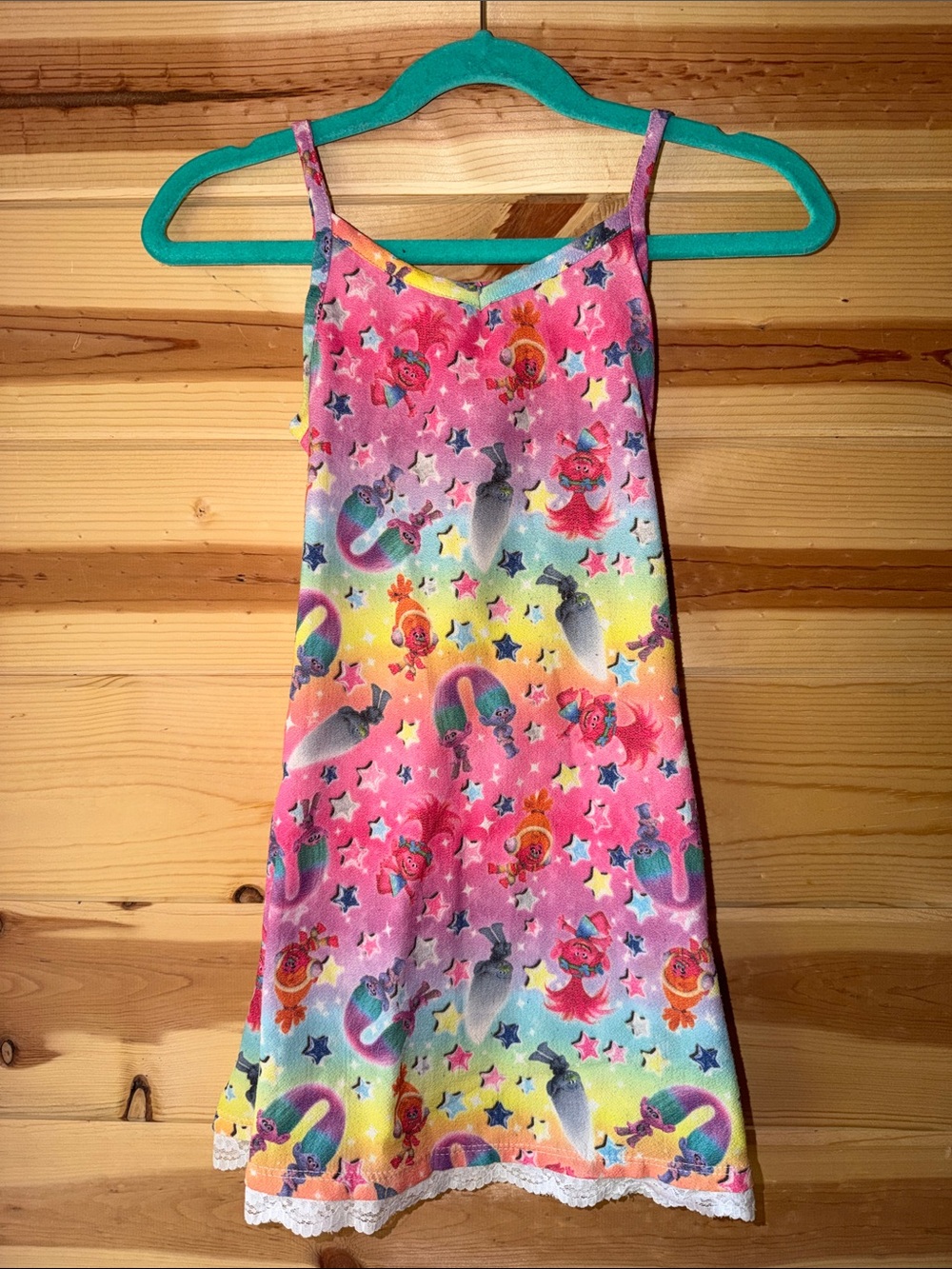 Trolls Pink and Teal Kids Graphic Top